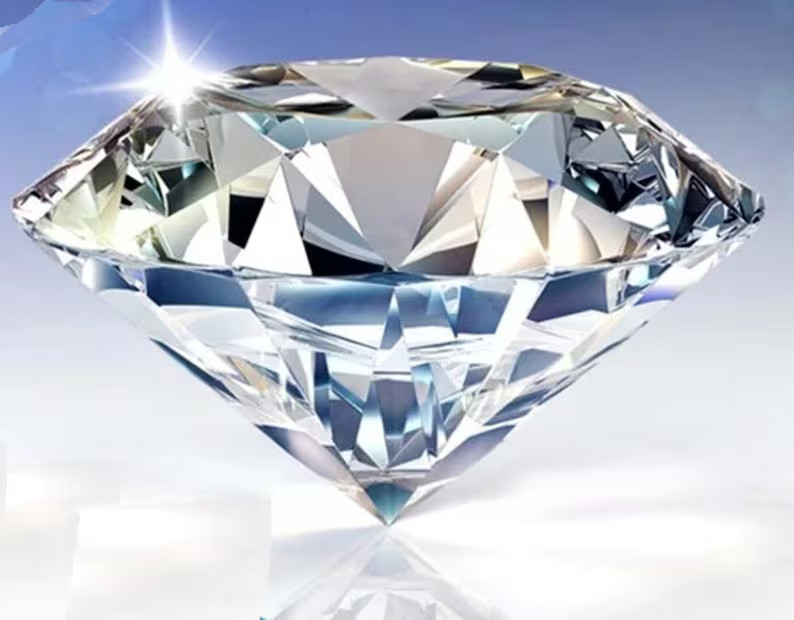 2 CT Natural White Diamond Round Cut VVS1 D Grade IDGL Certified +1 Free Gift