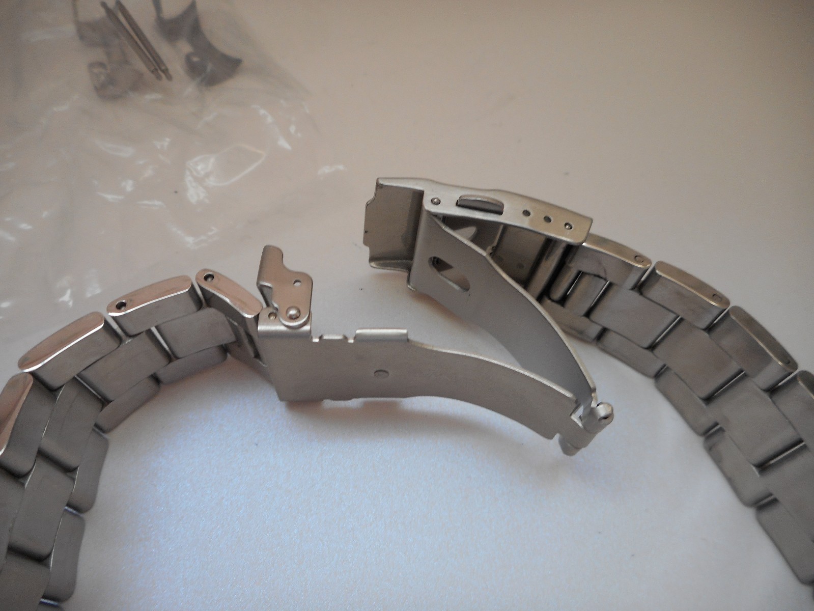 Mens 22mm Curved End OYSTER Solid Stainless Steel Brushed Watch bracelet SKX007J