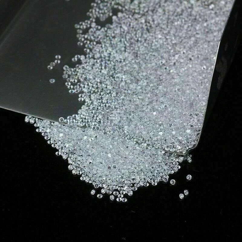 0.90 – 2 MM White D Color VVS1 Round Cut Loose Moissanite Stone Excellent Cut