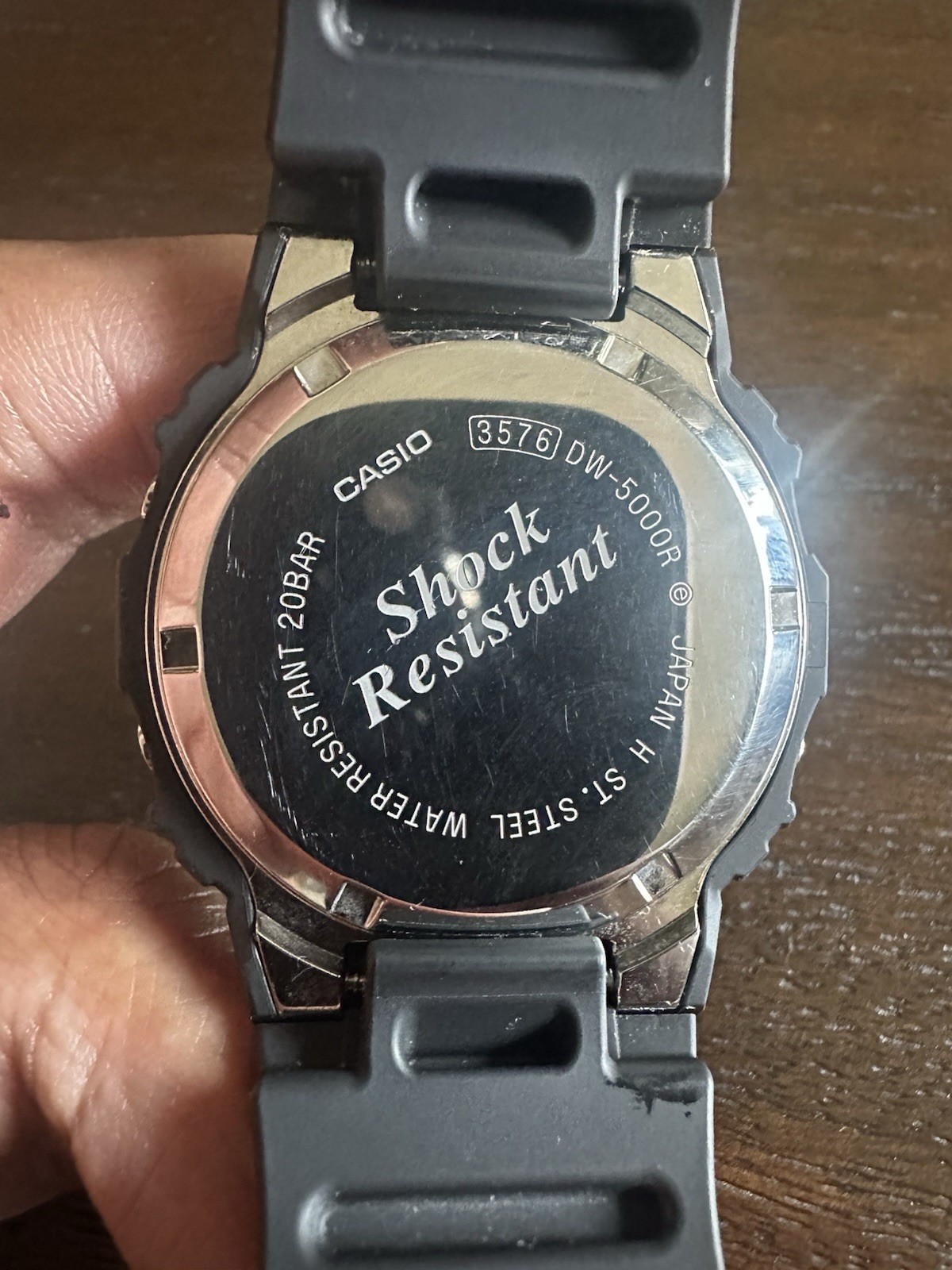 Casio G-Shock DW-5000R-1A Black Digital Wristwatch Japan Origin