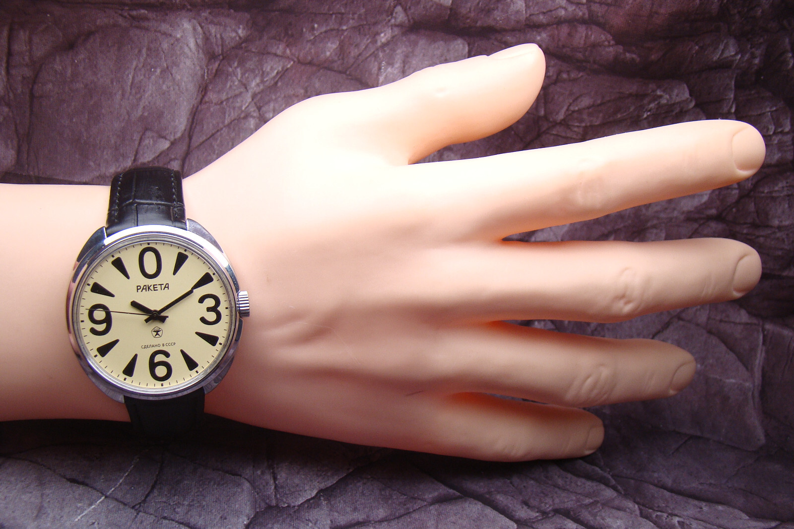 RAKETA BIG ZERO RUSSIAN SOVIET USSR CLASSIC MECHANICAL WATCH 80s excellent 9