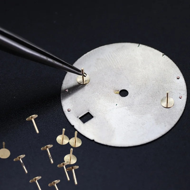 0.6mm Dial Foot Pin Copper Locating Peg Watch Repair Parts for Dial Fixing