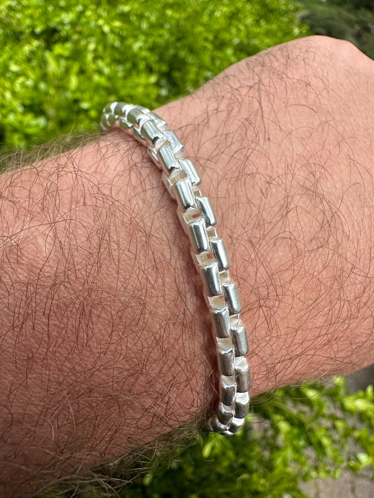 925 Sterling Silver 6mm Men’s Rounded Rolo Hermes Link Chain Necklace Bracelet