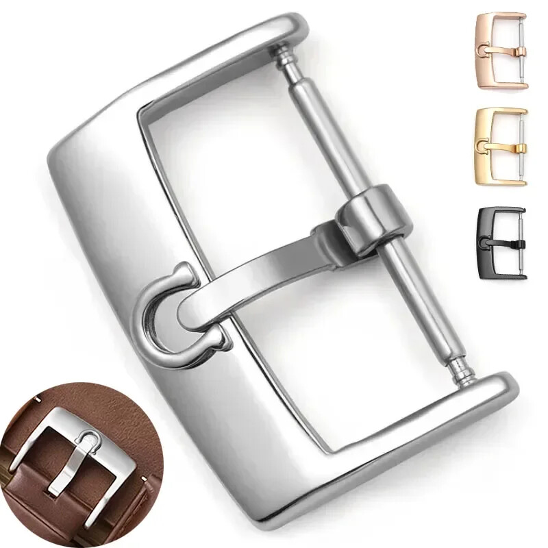 Stainless Steel Watch Buckle – 12/14/16/18/20mm Substitute for Omega Watch Clasp