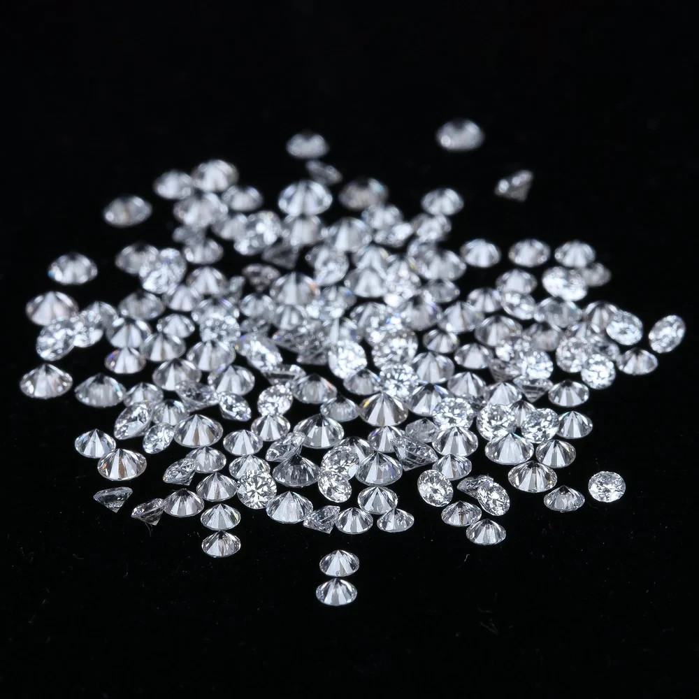 Loose 1.90 MM GRA 35 Pcs Moissanite Stones D Color IF Clarity Loose Certified