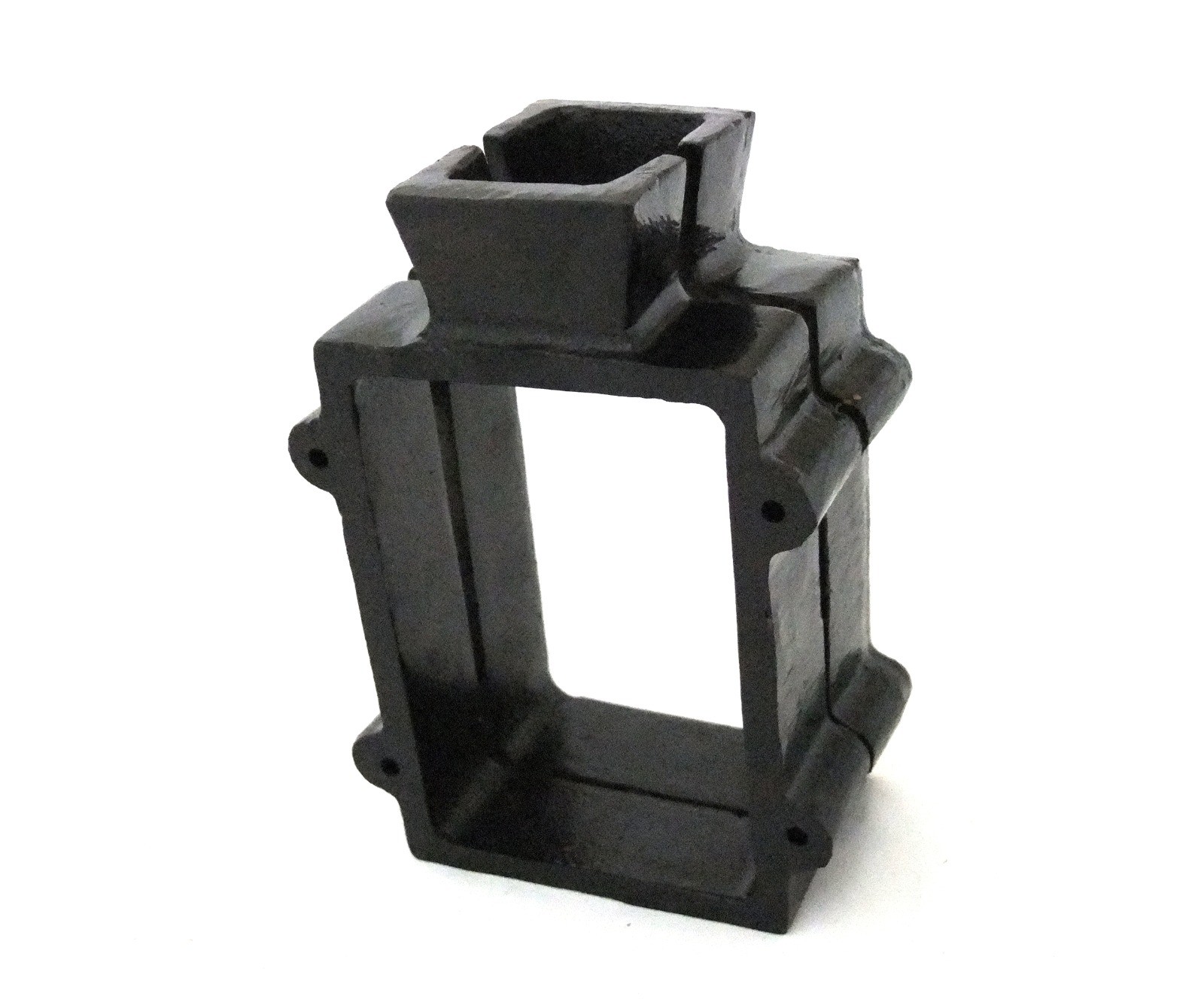 Cast Iron 2-Part Flask Mold With Delft Sand Casting Jewelry Making Tool