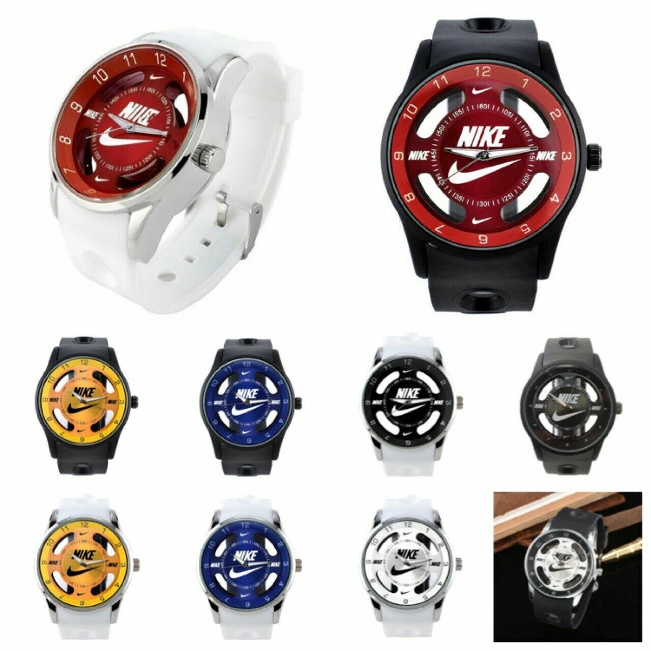 USA seller Nike ANALOG WATCH SILICONE BAND New no Tags No Box fast free shipping