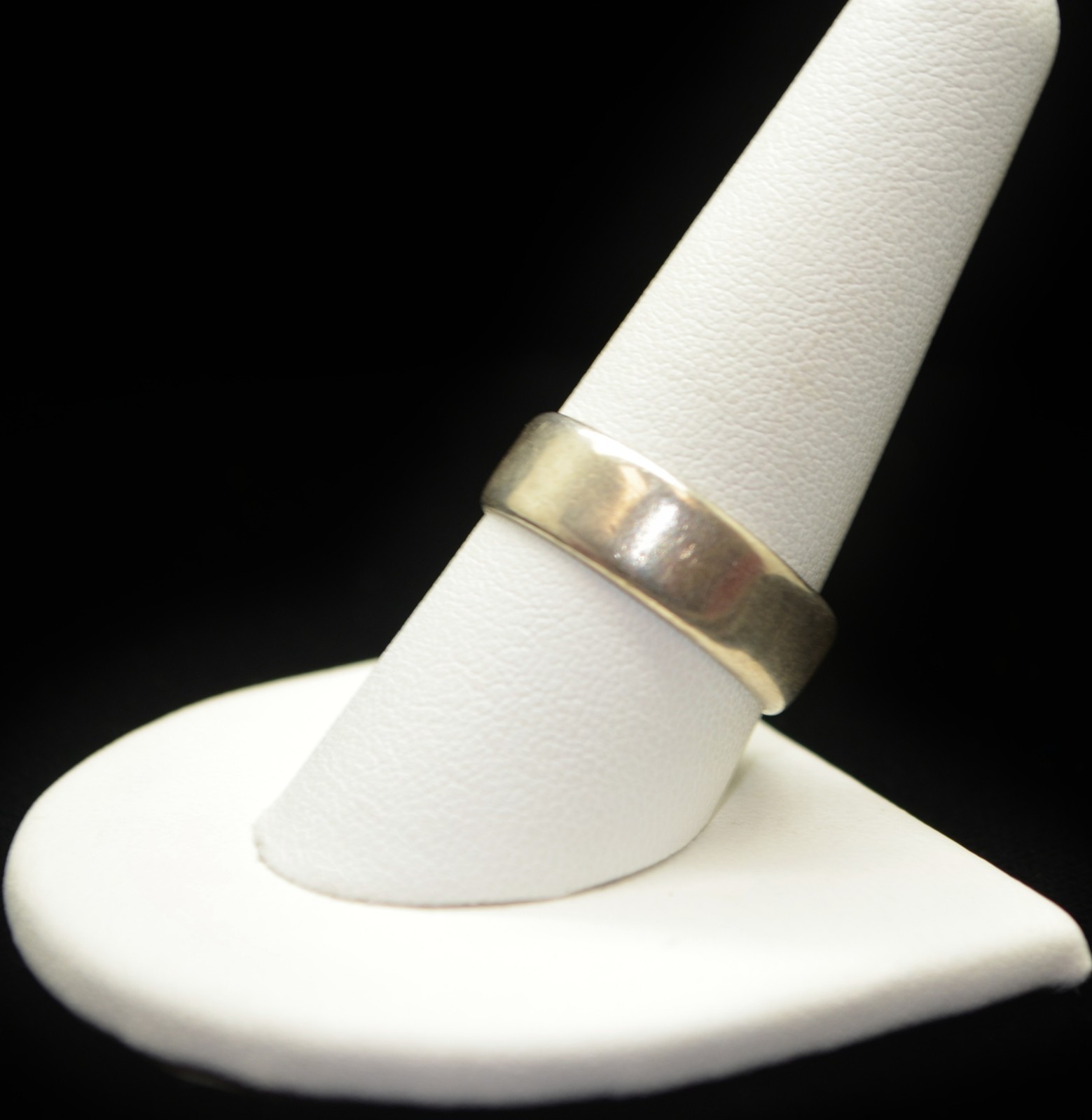Sterling Silver Smooth Band w/ Internal Engravings Ring SZ 9.5 #FMF248