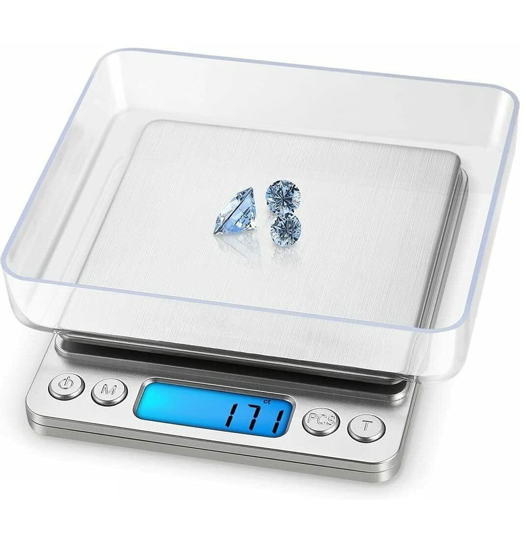 3000g x 0.1g Digital Benchtop Scale for Jewelry Gold Silver Herb Gram Oz DWT OZT