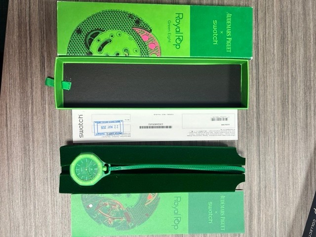 Audemars Piguet Watch Swatch x Audemars Piguet Royal Pop Green Eight PKT watch