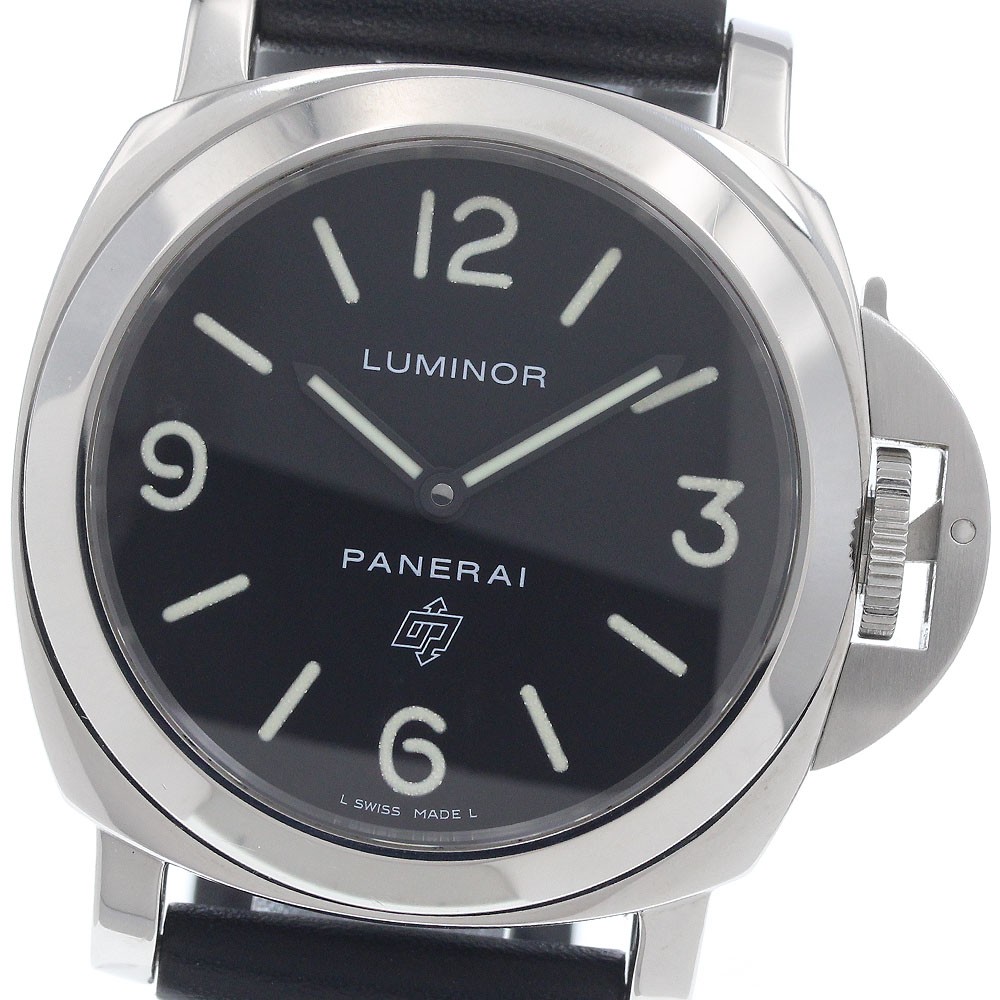 PANERAI Luminor base logo PAM00000 black Dial Hand Winding Men’s Watch_962517