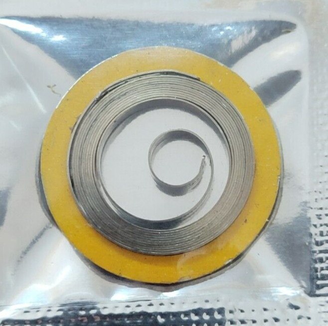 NEW 16S ELGIN POCKET WATCH MAINSPRING 817 JA-104 WHITE ALLOY