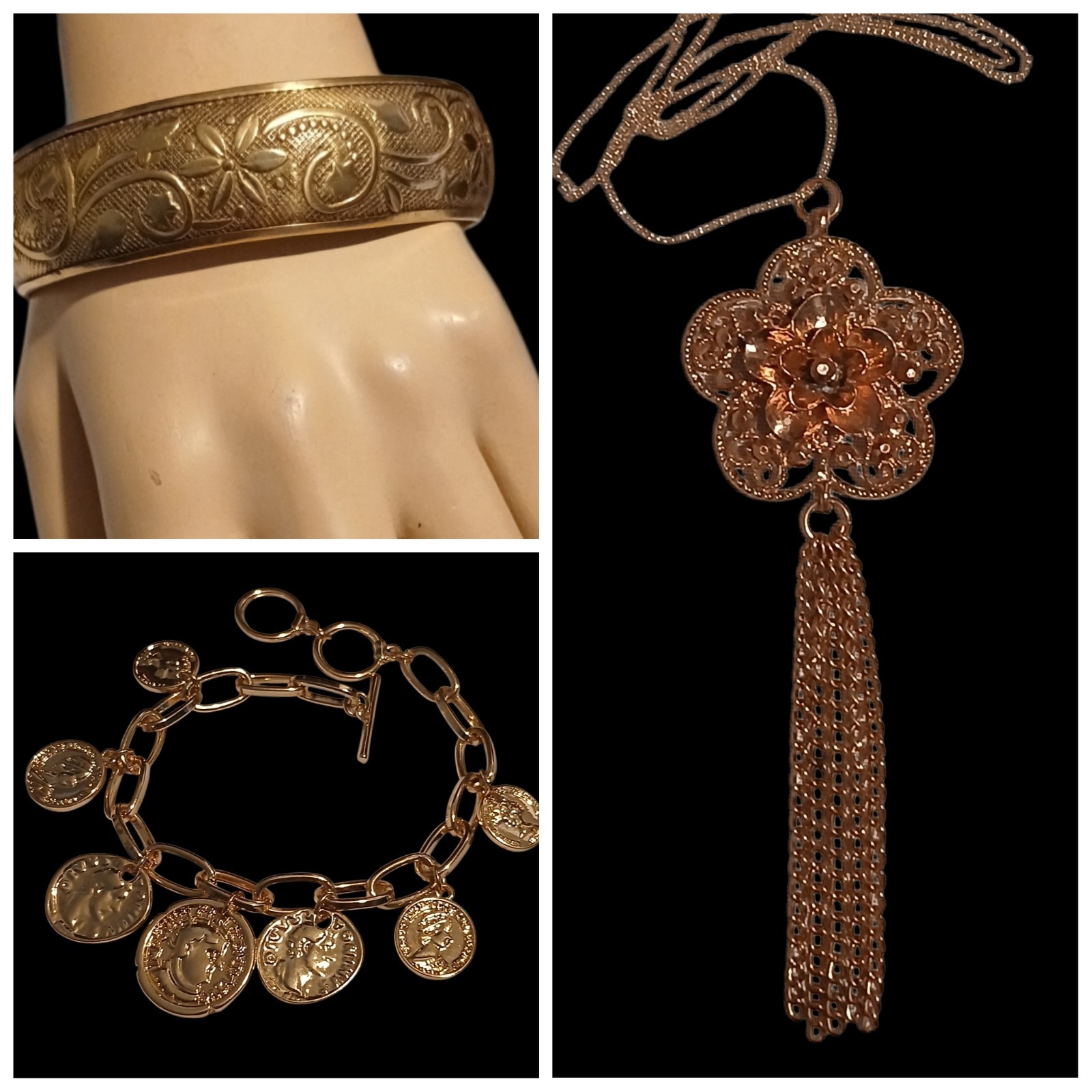 Mixed Vanity & Accessories Jewelry Lot (Includes Jewelry Box) More than 50 Pcs