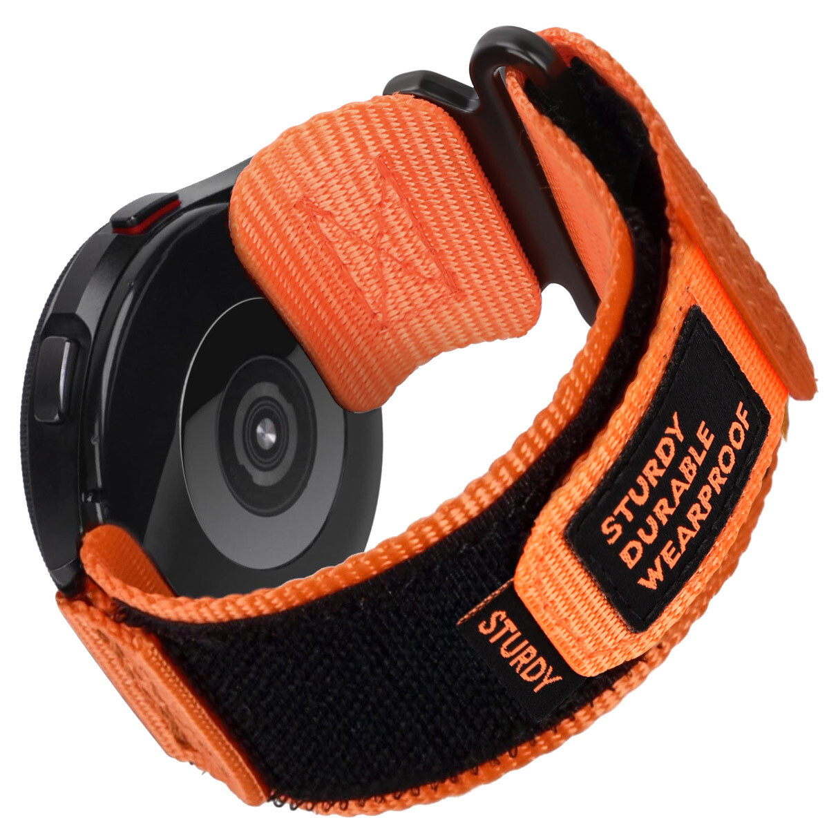 Compatible With Samsung Galaxy Watch Band Rugged Nylon Strap With Woven Loop