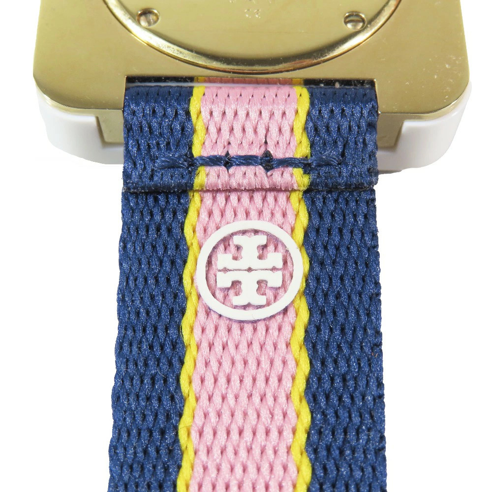 Used Excellent Condition Tory Burch The Izzie Nylon Strap Watch Quartz Watch TBW