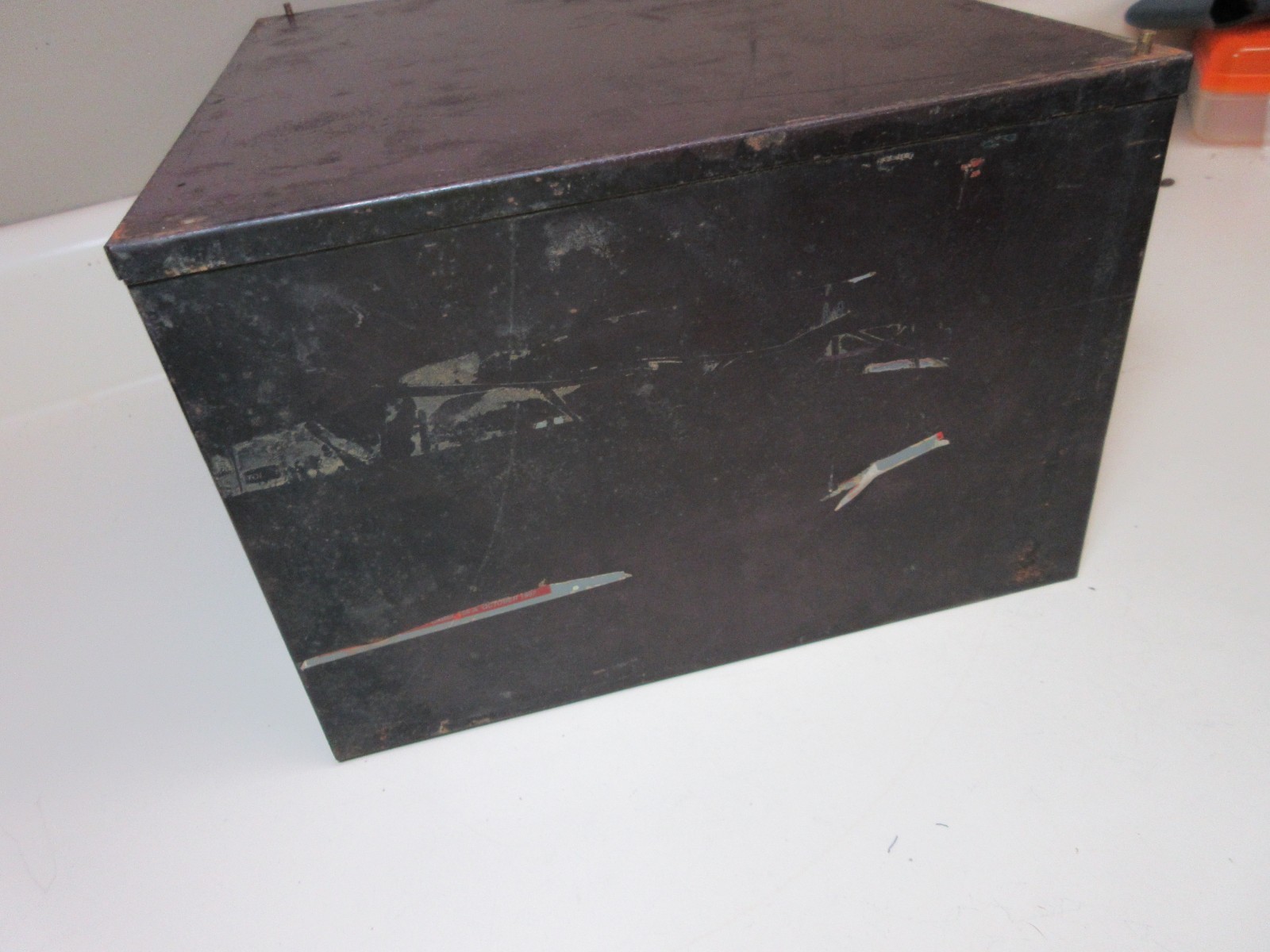 BURTON M REID & SONS 2 DRAWER WATCH PARTS STORAGE CABINET WATCHMAKER #60