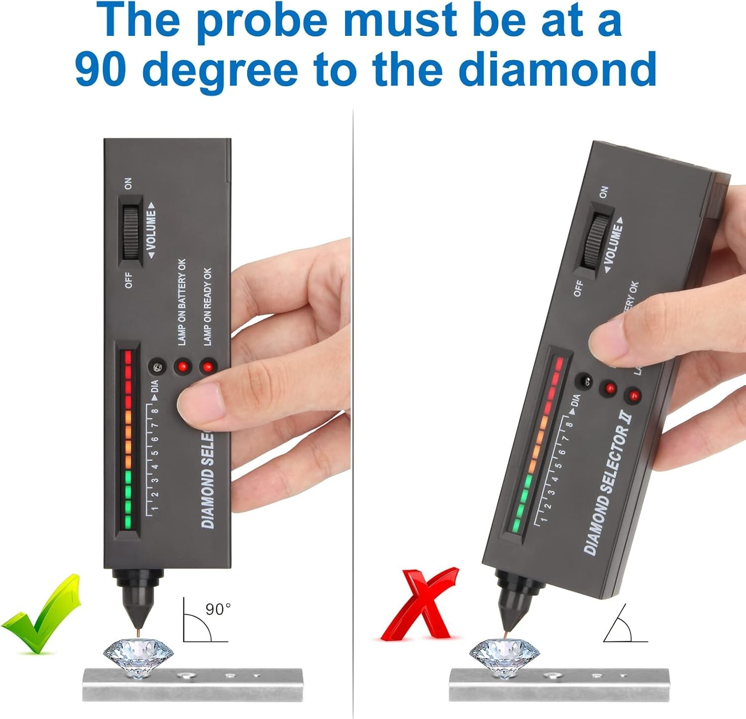 High Accuracy Gold Silver Test Kit Diamond Tester Precious Metal Testing Kit NEW