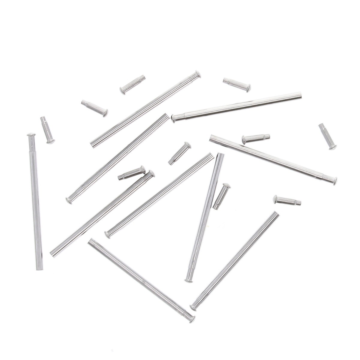 10 SET 18MM TUBE FRICTION PINS FOR FIXING CITIZEN ECO DRIVE WATCH BAND CLASP F/L
