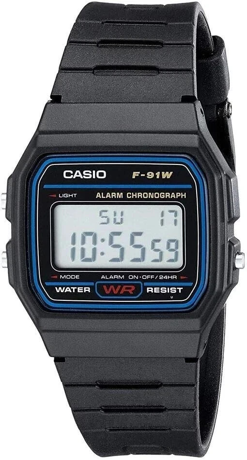 Casio Watch Classic Sports Digital-F-91- 1YER-BOXED- 1 YR WARRANTY STOPWATCH UK