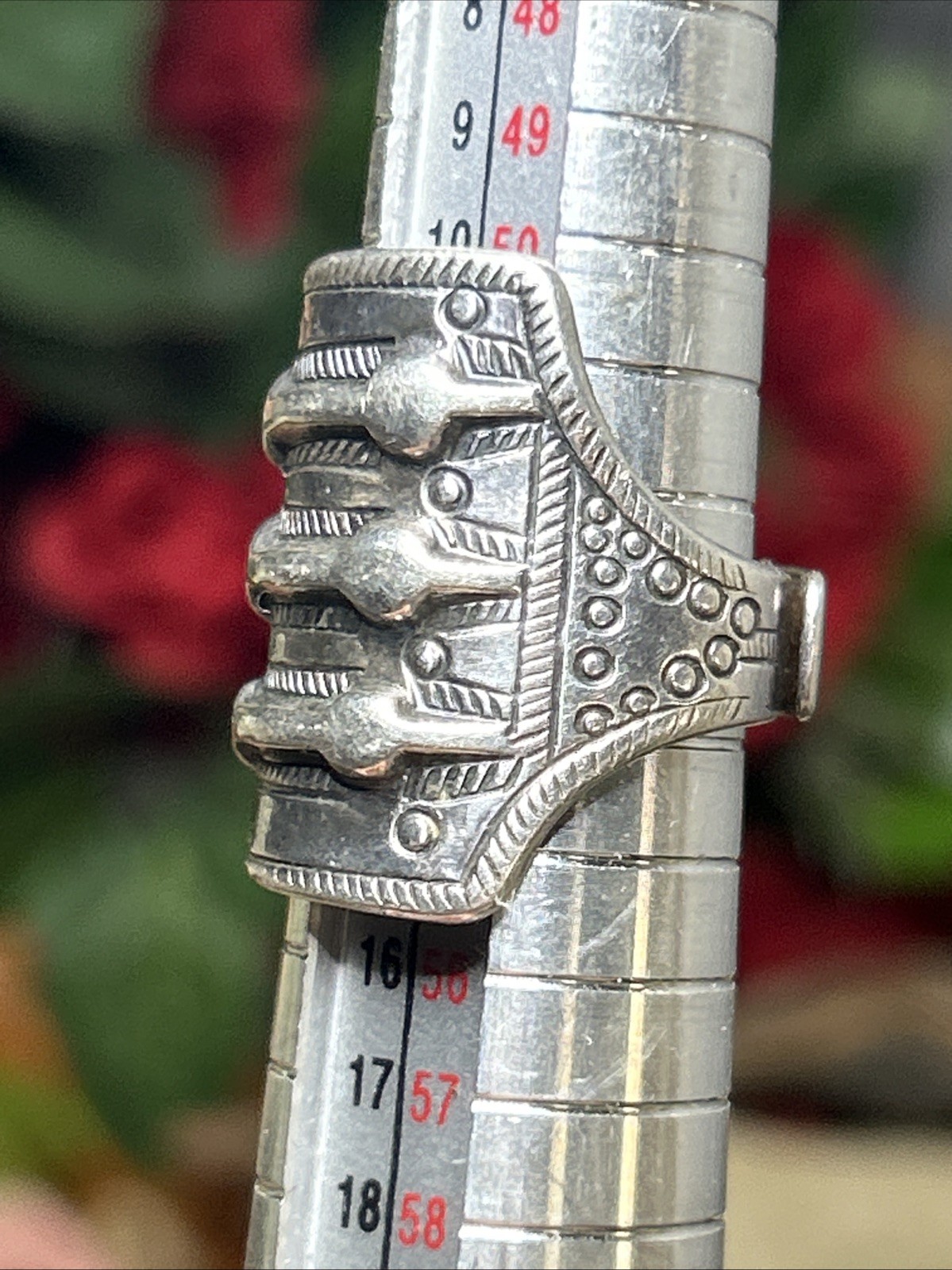 56. David Andersen 925 Viking Replica Copy Orig.Year 300 Saga Ring Adj, 14.9g