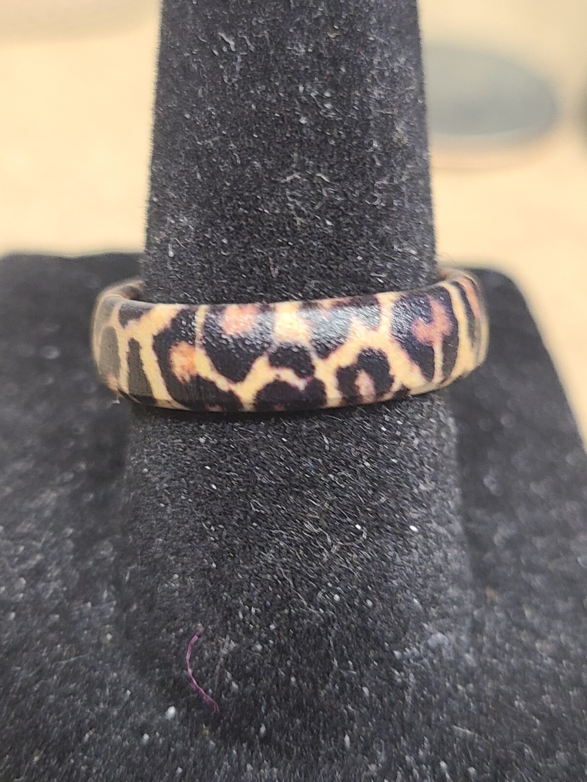 Groove Life Size 8 Leopard Silicone Ring