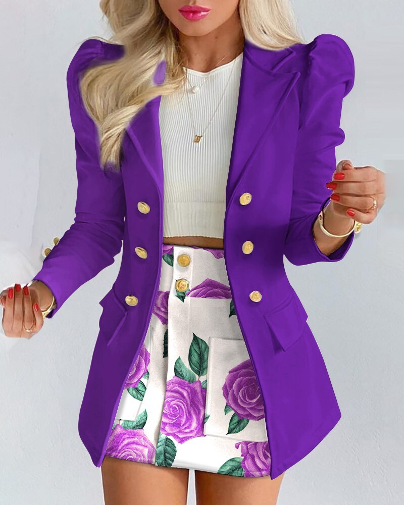 Fashion Solid Color Casual Suits Women’s