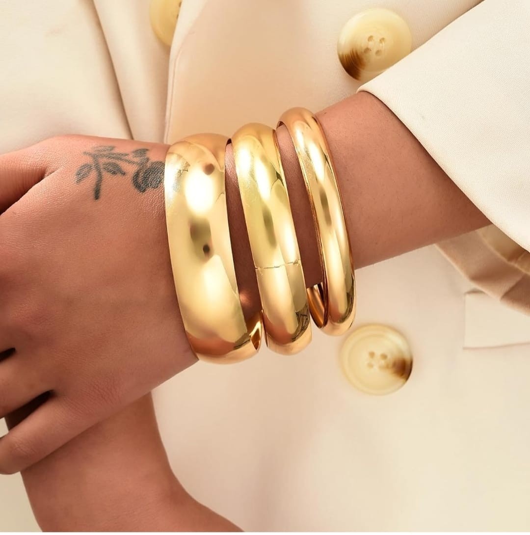 Indian bollywood gold plated braclet set for women and girls