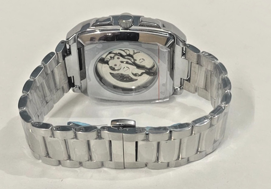Luxury Versace Skeleton Automatic Black Dial Swiss Made For Man’s Wrist Watch