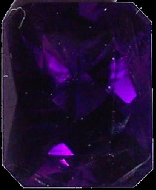 Natural Fine Deep Purple Amethyst – Emerald Cut – Zambia – AAA Grade
