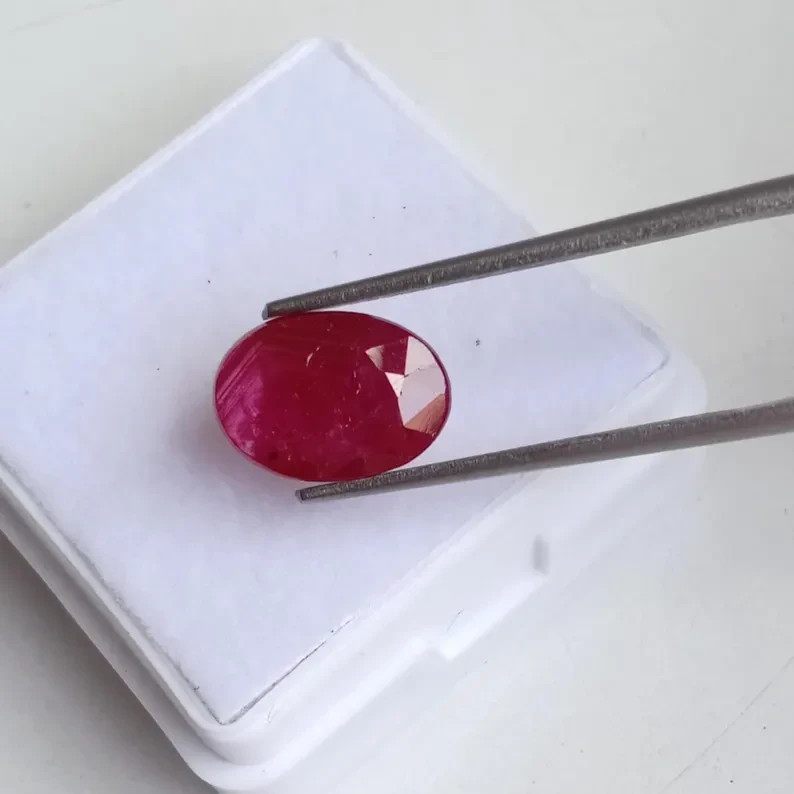 Certified Pigeon Red Ruby Cut No Heat No Treat Natural Loose Gemstone 2.54 Ct