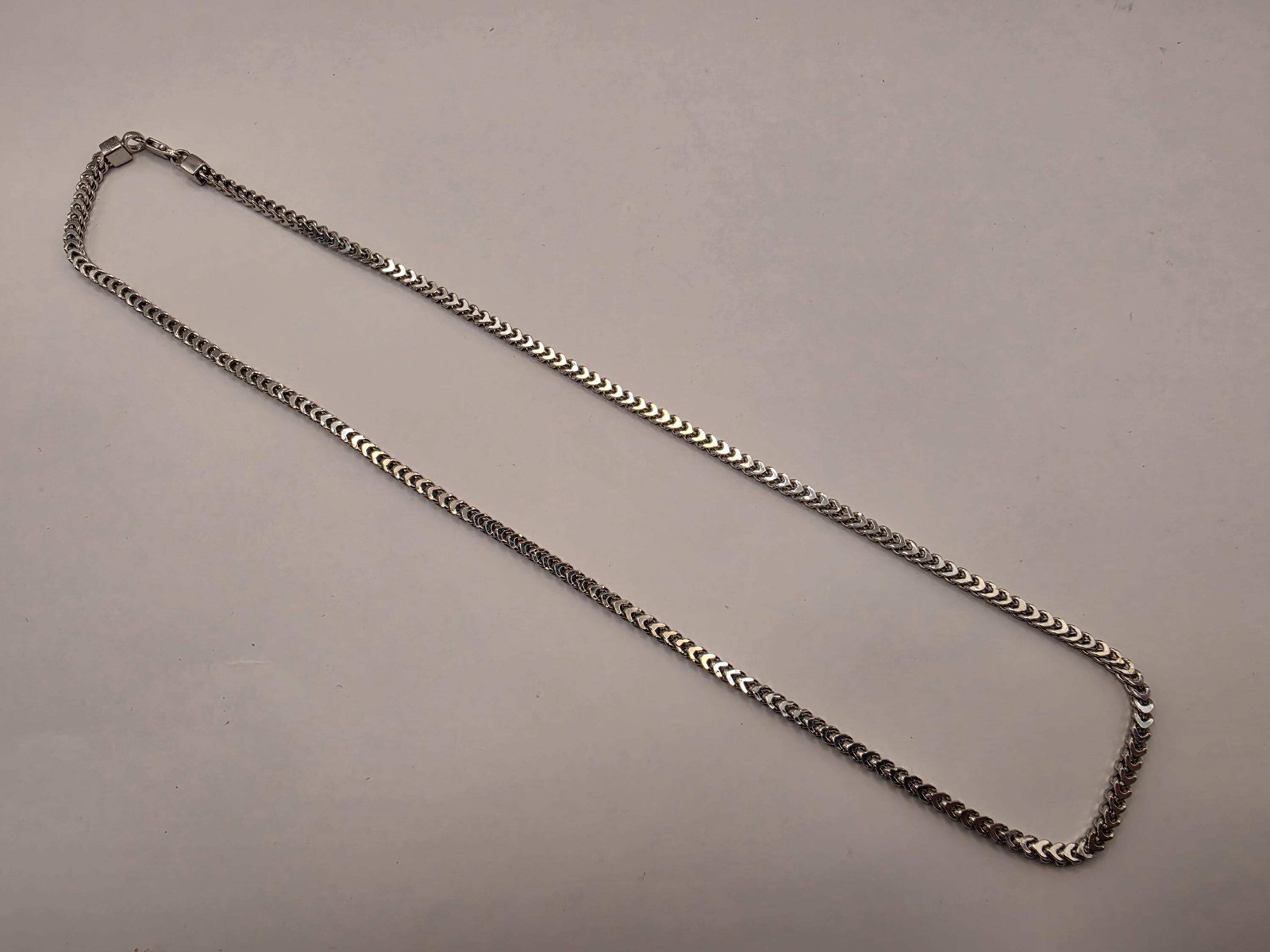 Sterling Silver Franco Chain Necklace | 925 Silver | 20 Inch | 2.9mm | Box Weave
