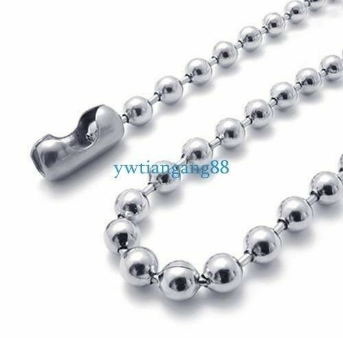 Hotsale Wholesale In Bulk Stainless Steel Lot DIY Ball Chain Necklace 16″-36″