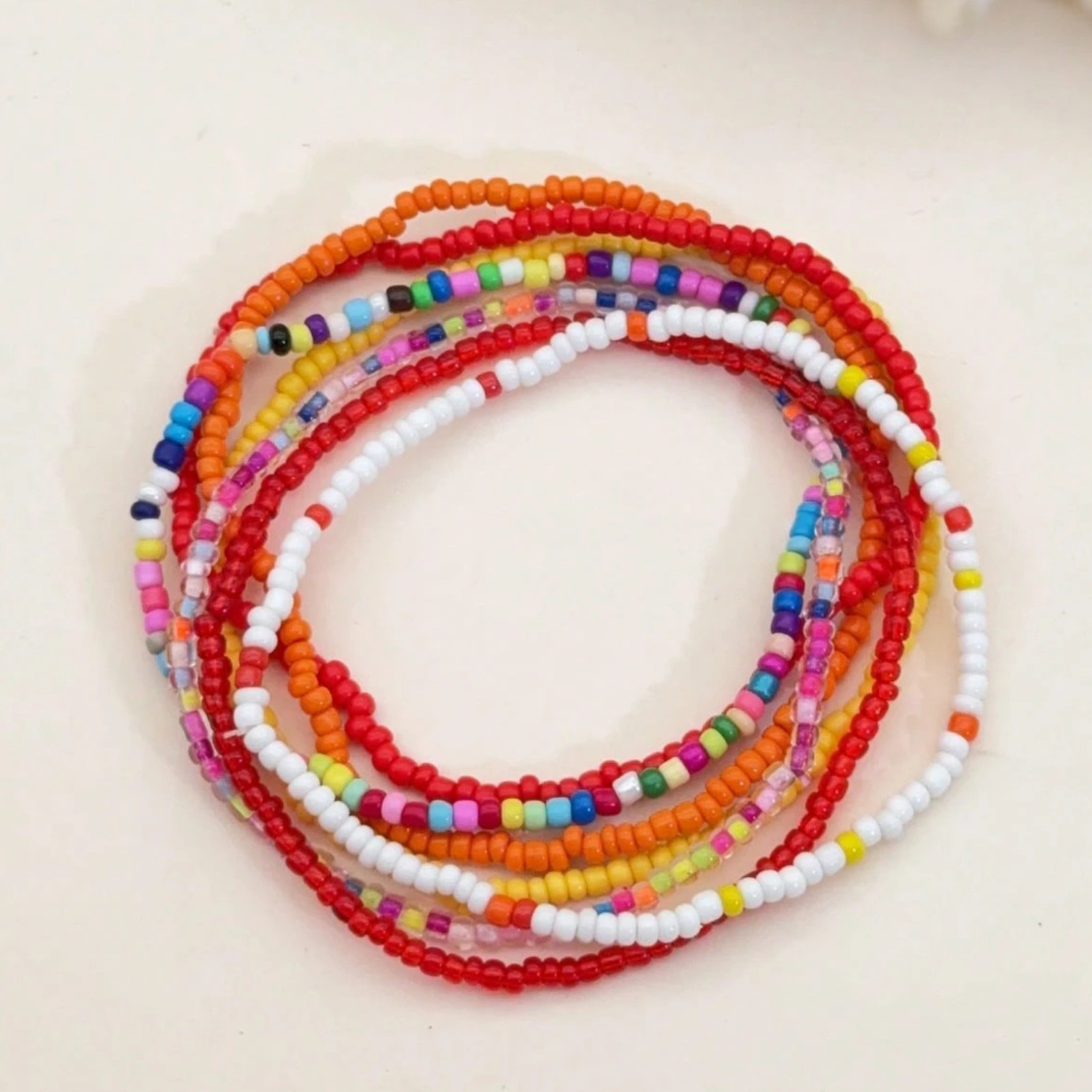 Boho Handmade Beaded Anklet Bracelet Adjustable Beach Summer Anklet for Women US