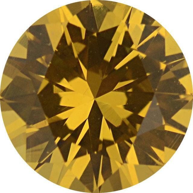 Natural Extra Fine Deep Yellow Sapphire – Round – Sri Lanka – AAA+ Grade
