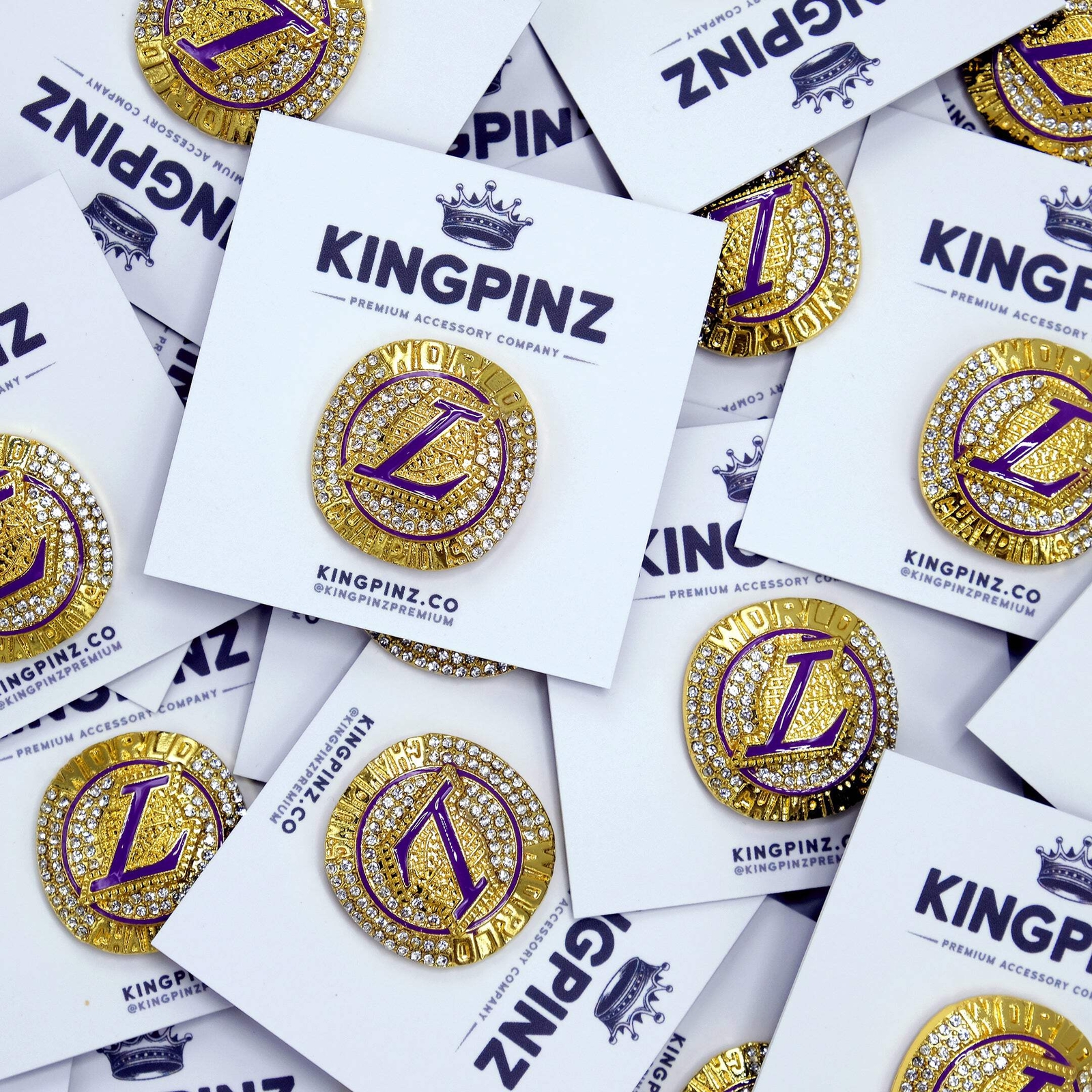 Lakers 2020 Championship Ring Lapel Pin