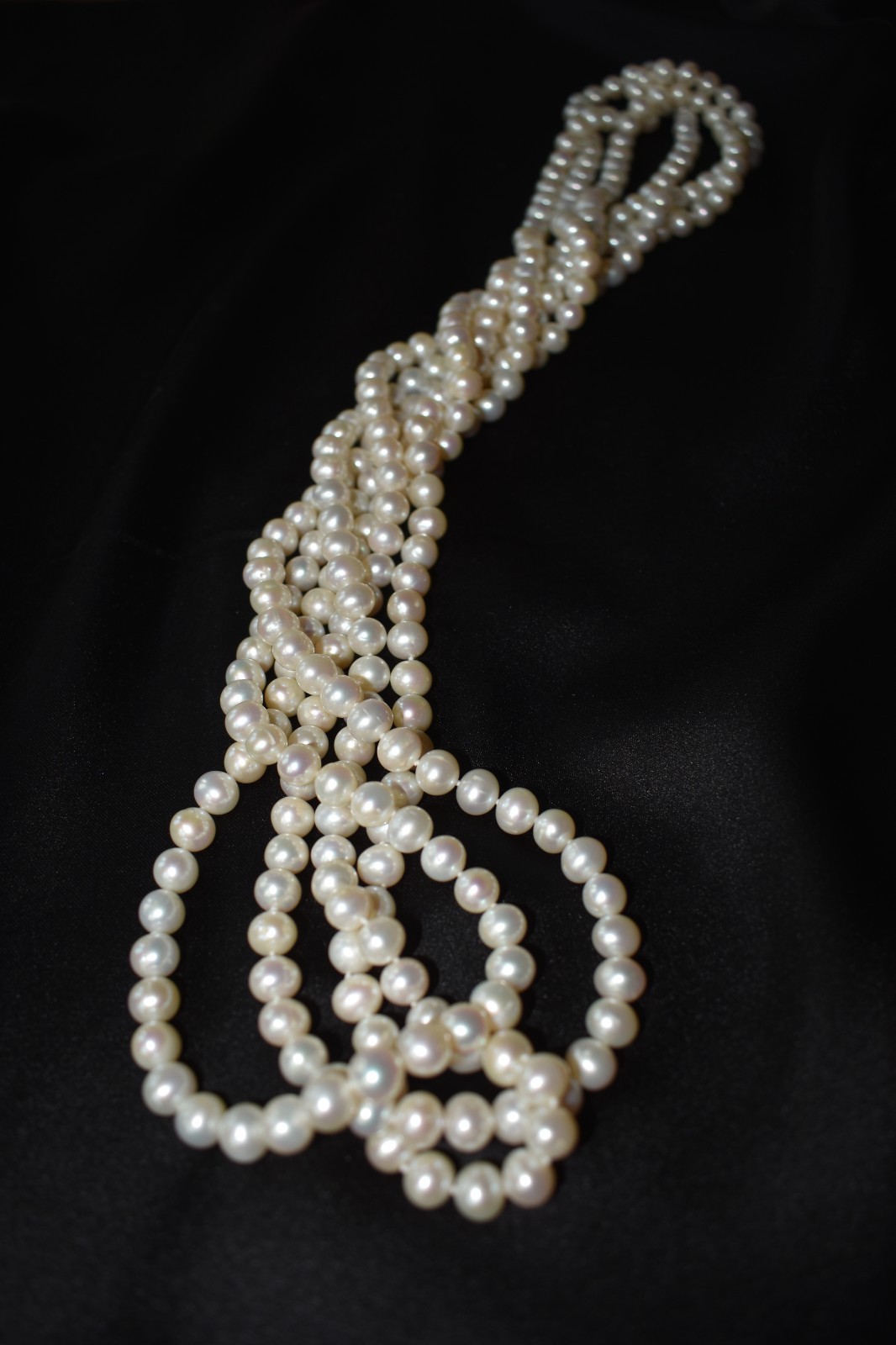 100 Inch Opera Length Endless Genuine Freshwater Pearl Necklace
