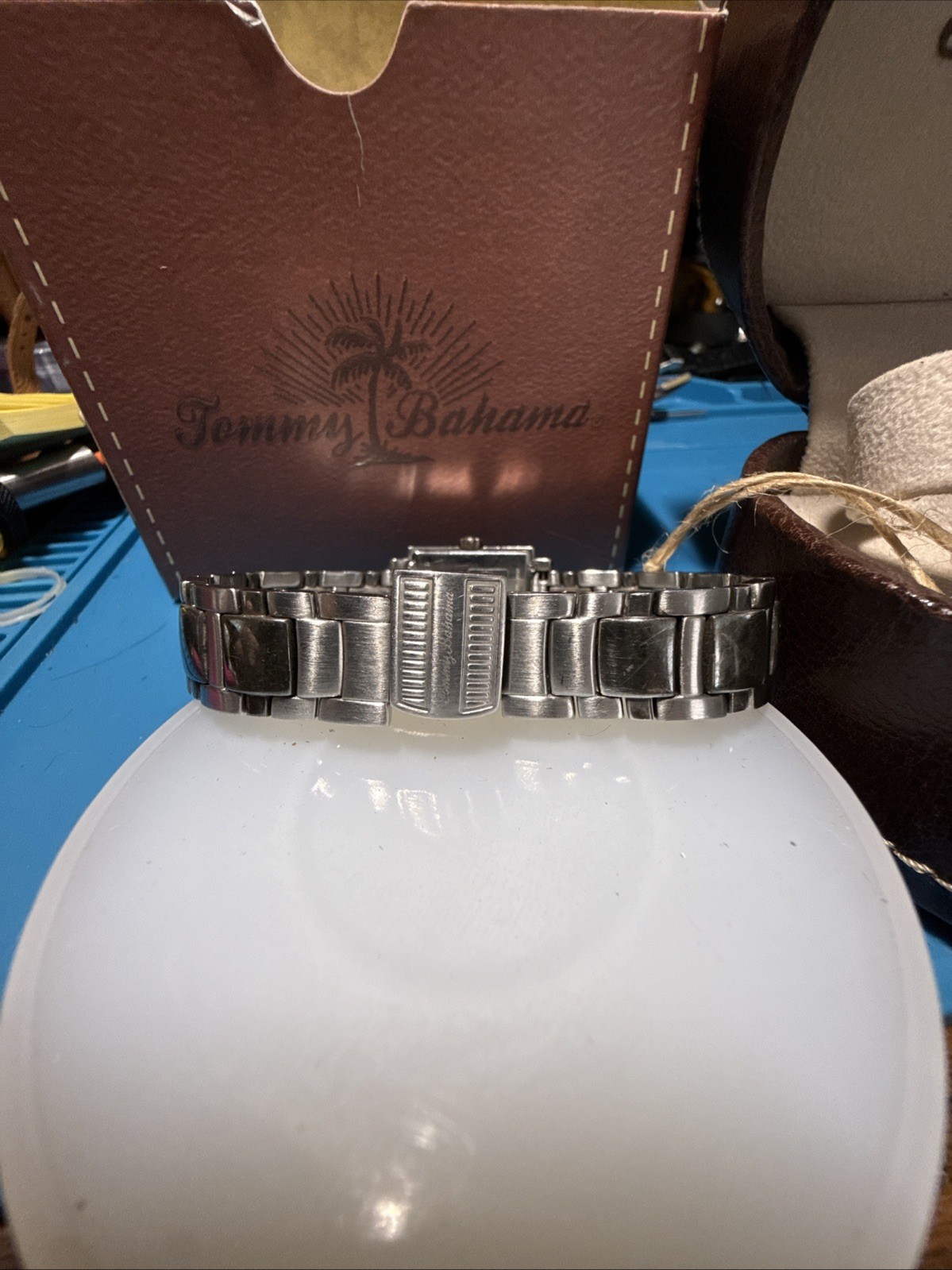 Tommy Bahama Watch Sterling Silver TB4000 Women’s Stainless Steel Quartz Watch