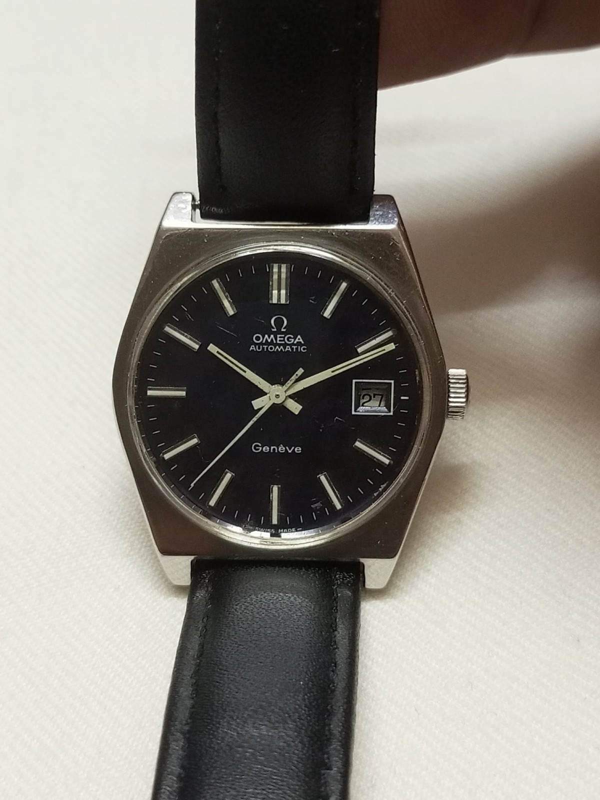 Vintage Omega Geneva men’s automatic watch, caliber 1481, reference number…