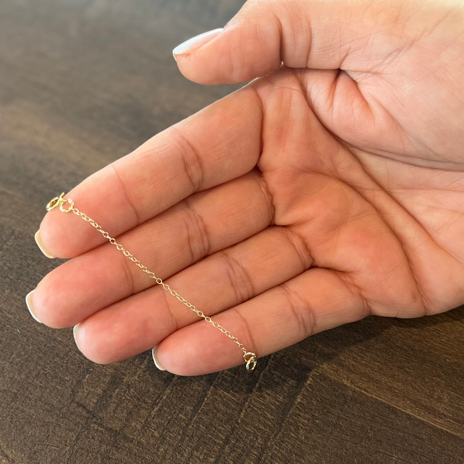 14k Gold Filled Necklace Extender Chain 1″, 2″, 3″, 4″, 5″, 6″
