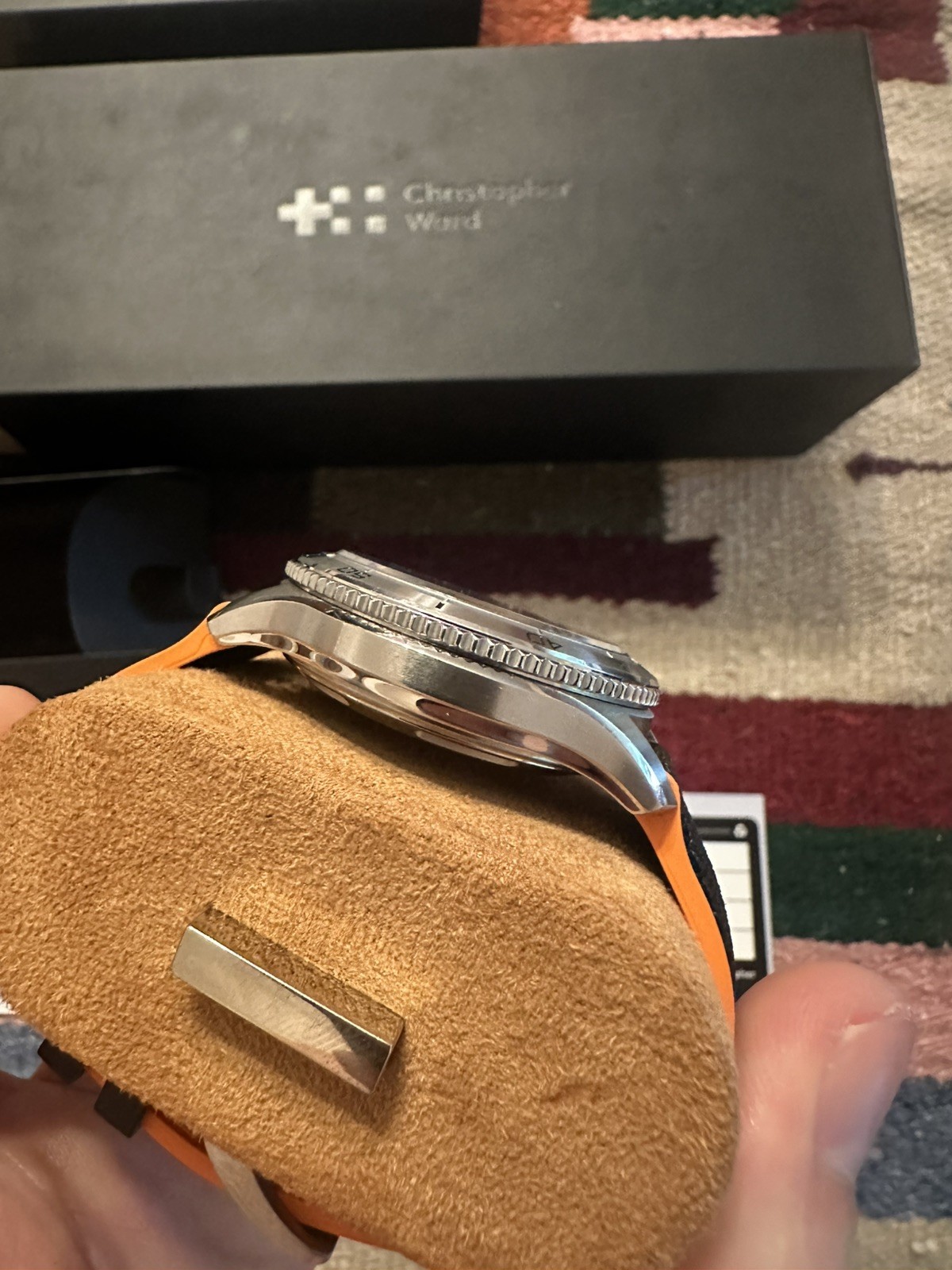 Christopher Ward C60 Trident Mk3 Pro 600 40mm Orange Sapphire (01/2023)