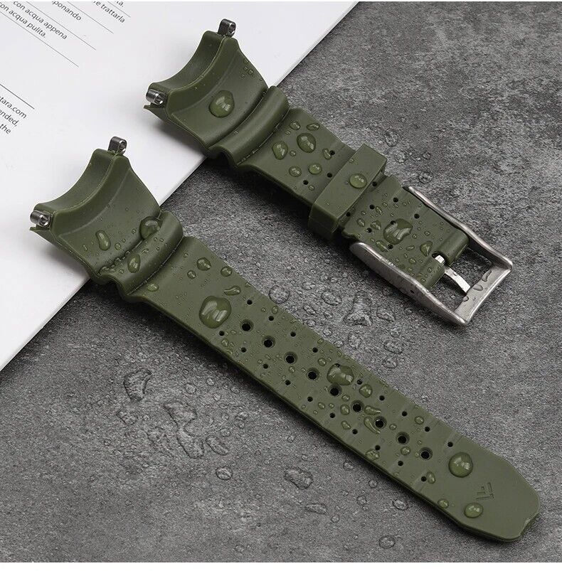 Strap/Adapters For Citizen Men’s Diver B873-S057892 Rubber Dive Watch Band