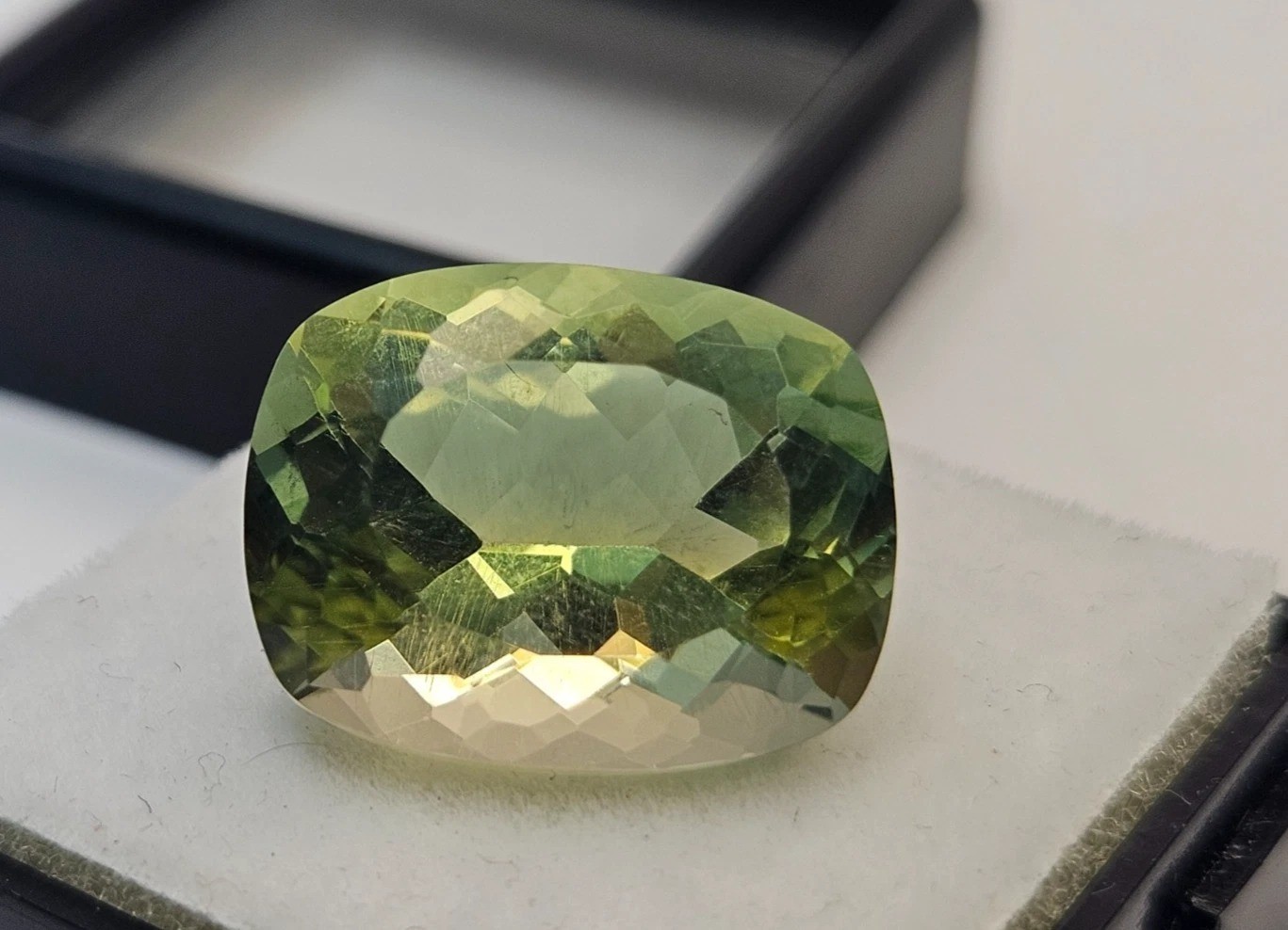 Tourmaline Bi-Colour Cushion Cut 9+ Ct Natural Loose EGL Certified Gemstone