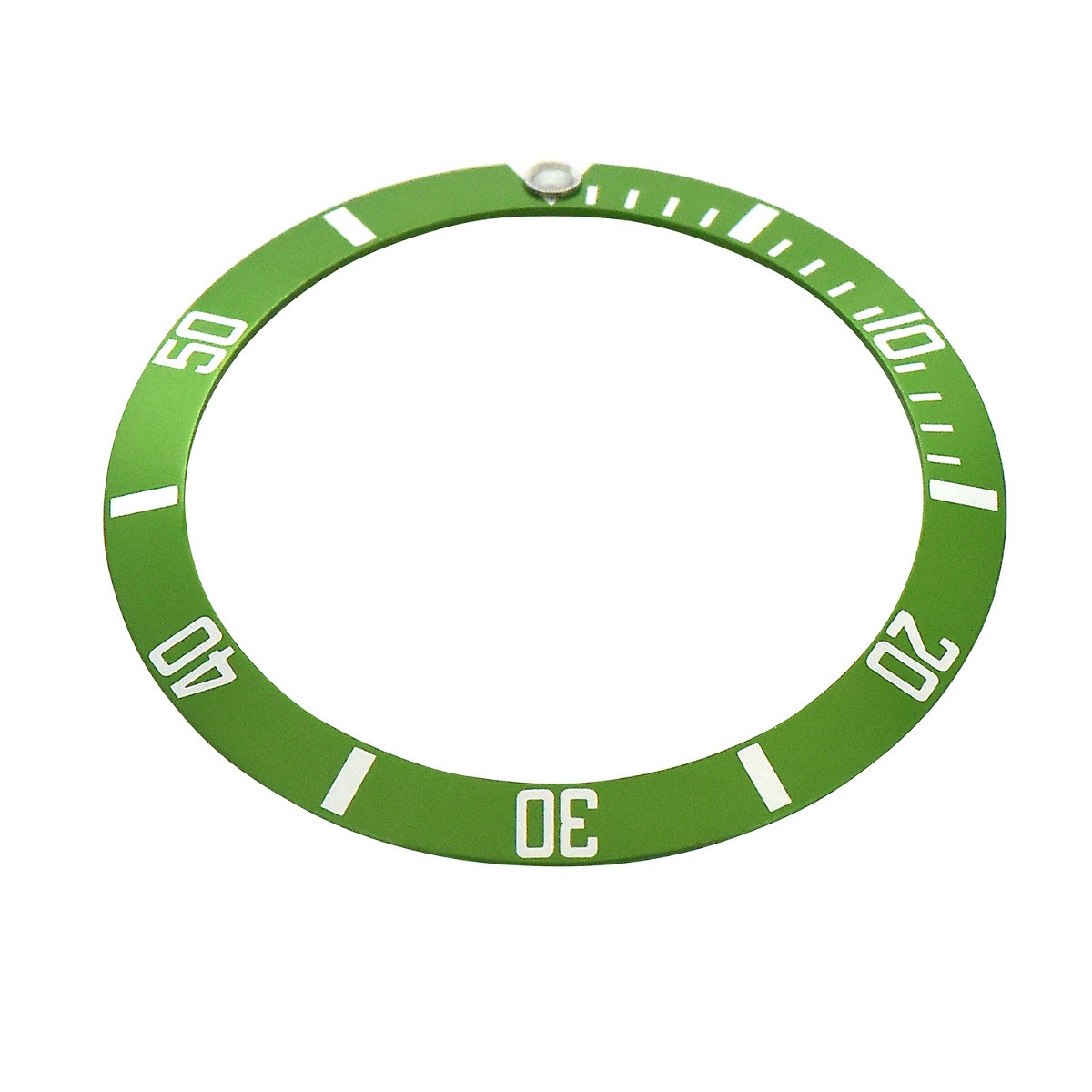GREEN KERMIT HULK BEZEL INSERT FOR ROLEX SUBMARINER 16610LV 16610 50TH ANNIVESAR
