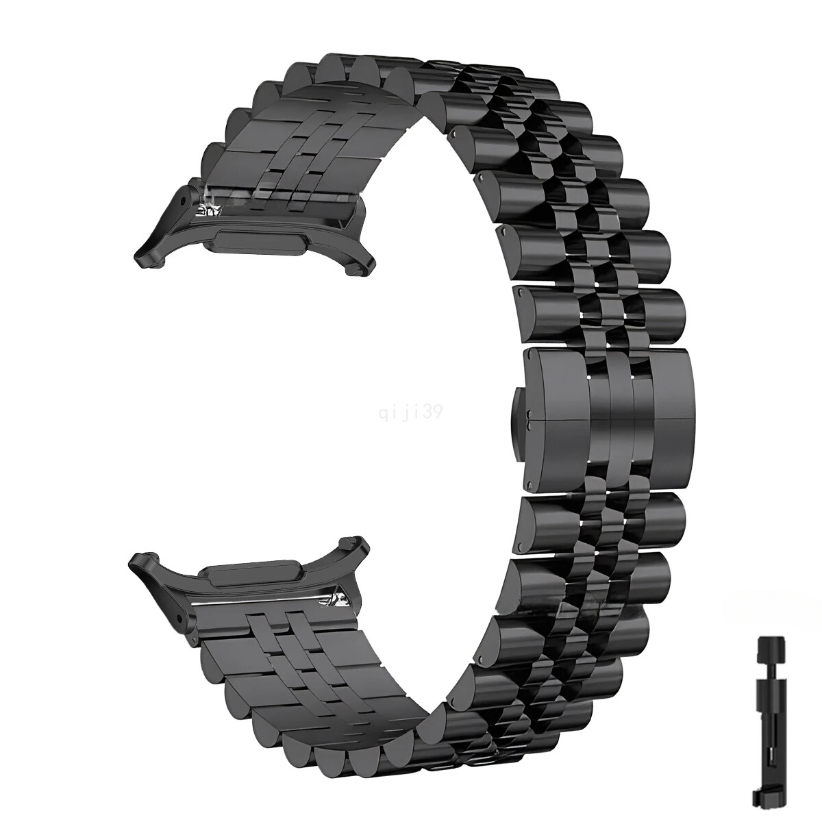 For Samsung Galaxy Watch 7 Ultra 47mm Stainless Steel Metal Band Strap Bracelet