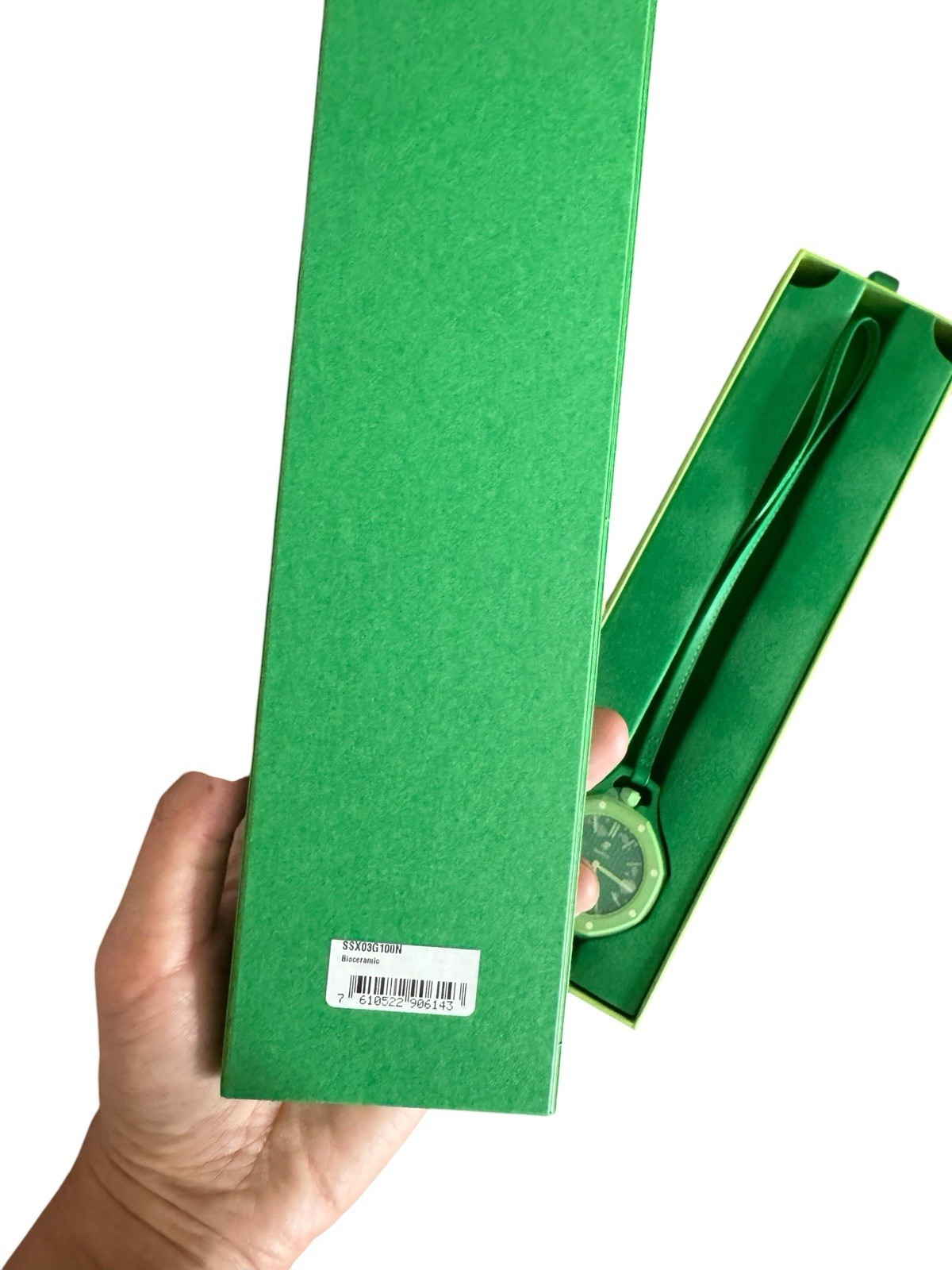 Authentic New Swatch x Audemars Piguet AP Bioceramic Royal Pop Green In Hand