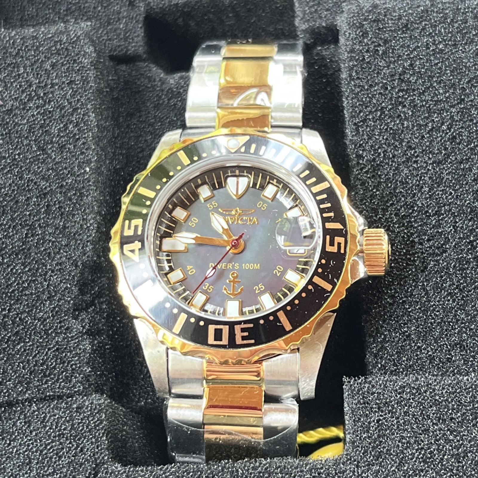 Invicta Pro Diver Wavedge Swiss Ronda 585 Women’s Watch 47663 w/MOP Dial NEW