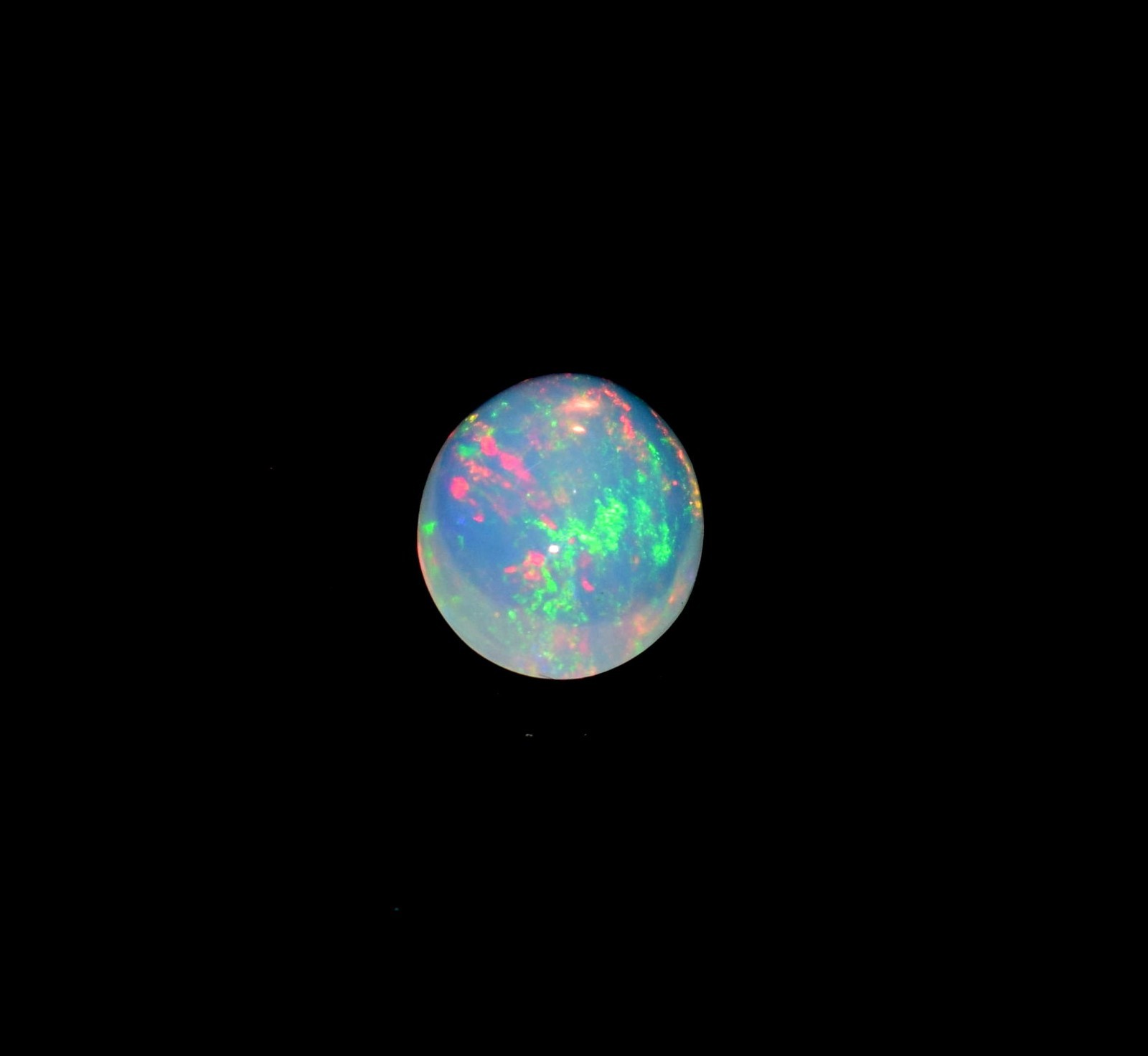 Natural Ethiopian Wello Fire Opal Cabochon Gemstone 7X9mm Loose AAA 02