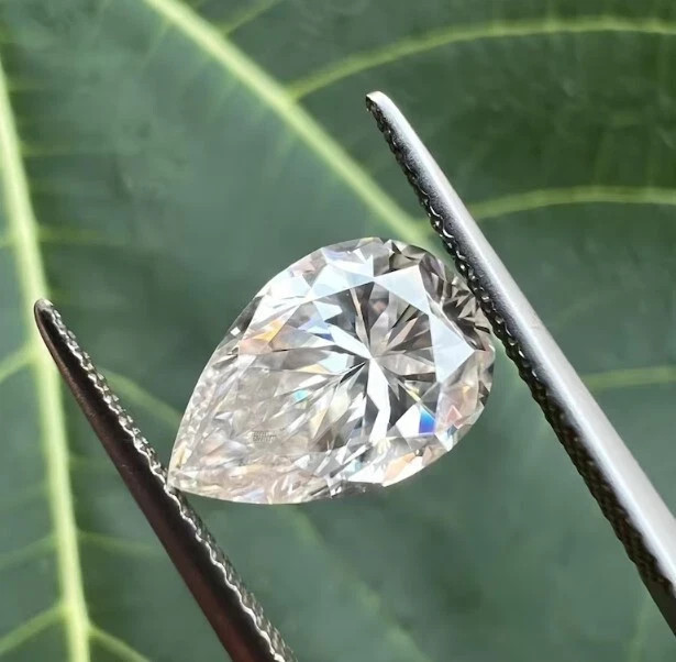 Loose CVD Lab-Grown Diamond 2.00 Ct (7x11mm) Pear -D Color, IF CLARITY Certified