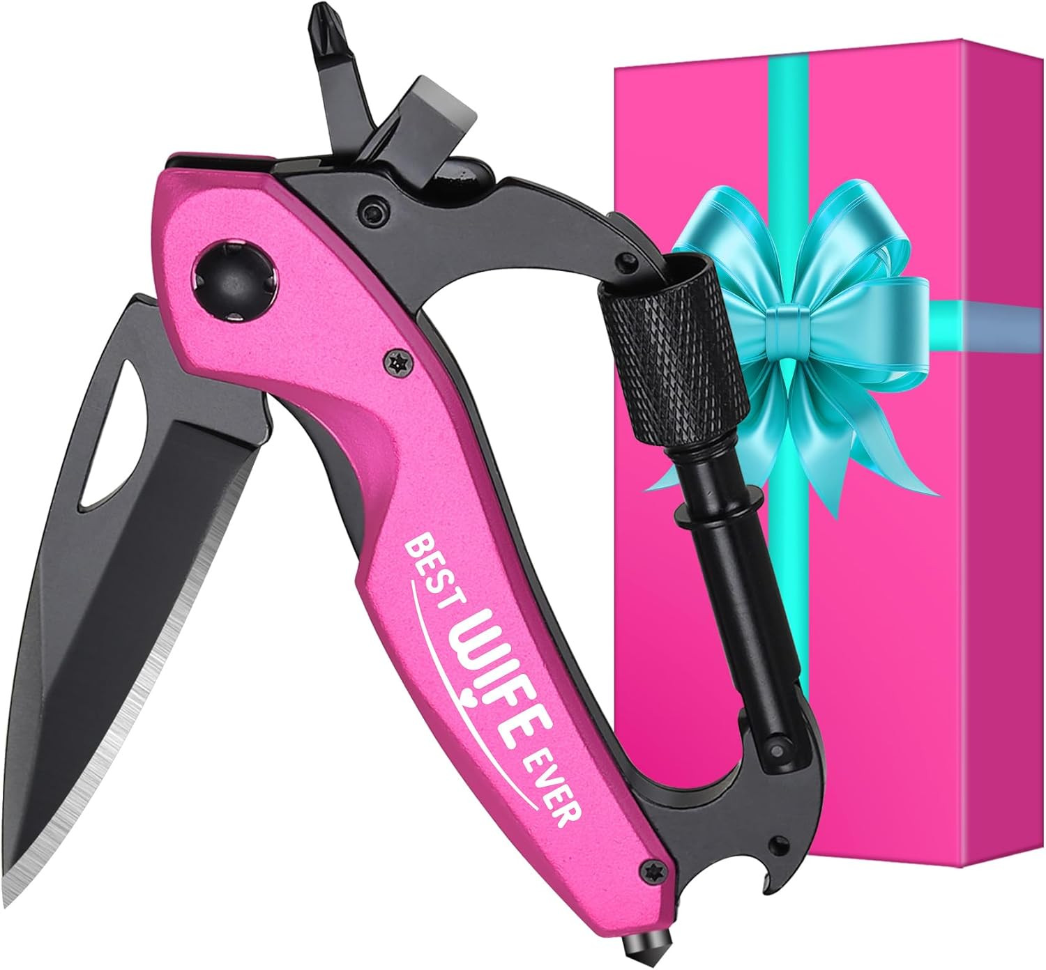 Gifts for Wife, Multitool BEST WIFE EVER, Valentines Day Anniversary Birthday Gi