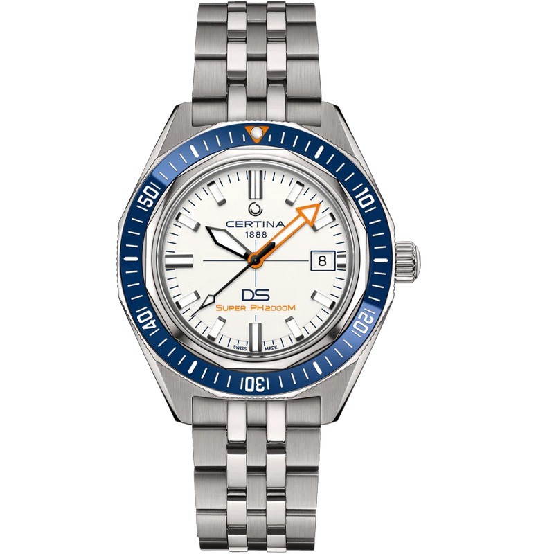 Certina DS Super PH2000M 43mm White Dial Men’s Watch C0506074401102